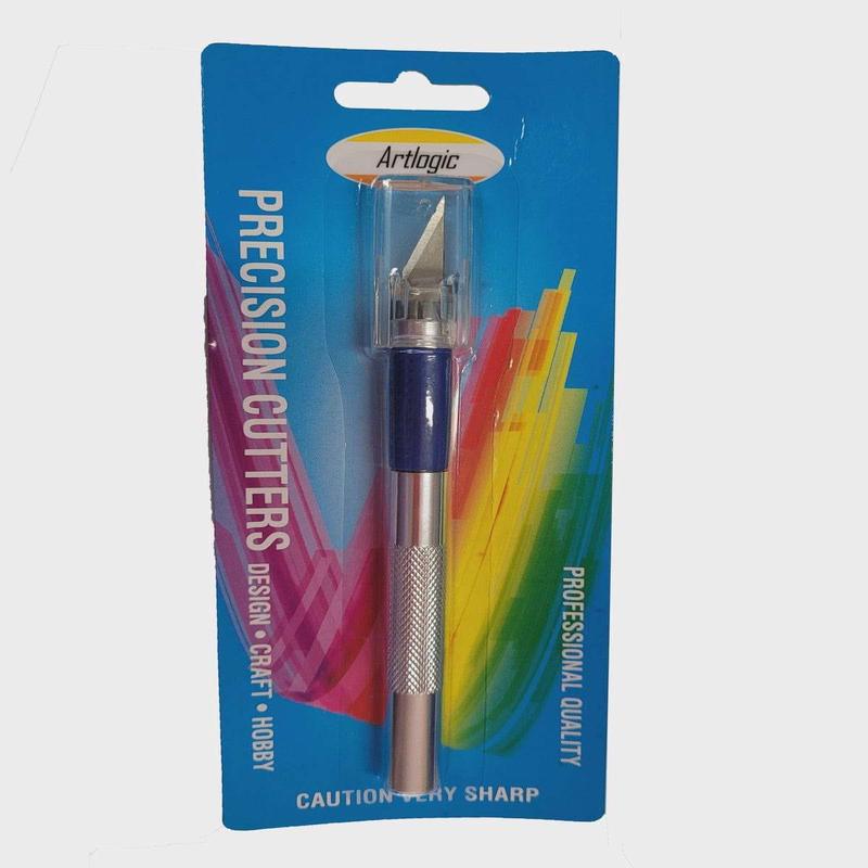 Art Knife Aluminium/Cushion Grip Precision Cutter