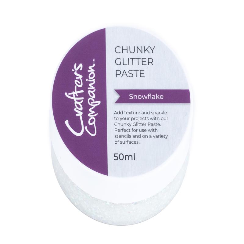Crafter's Companion - Chunky Glitter Paste - Snowflake