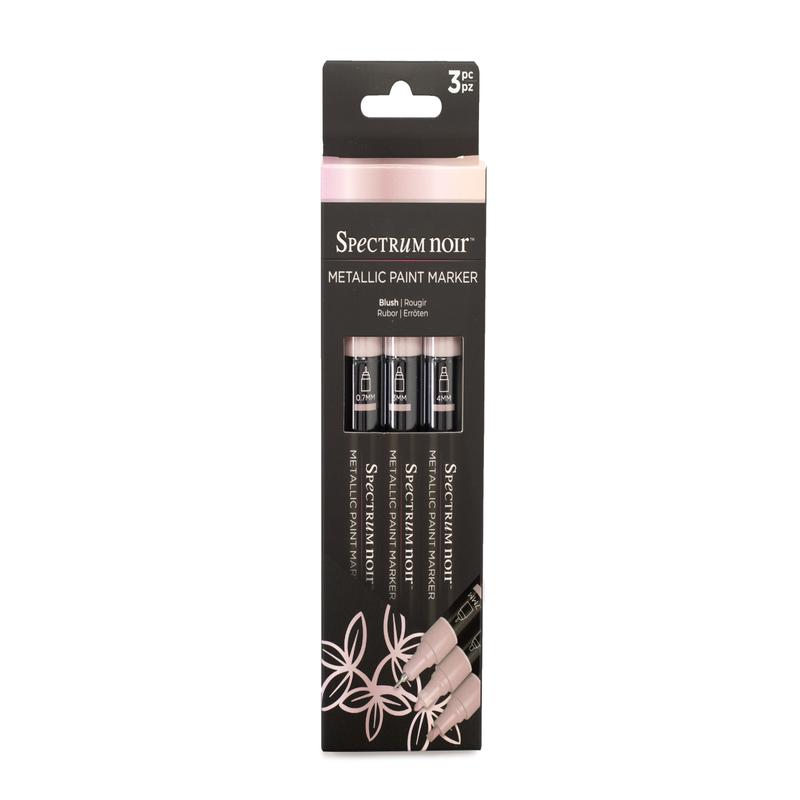Spectrum Noir-Metallic Paint Marker (3PC) - Blush