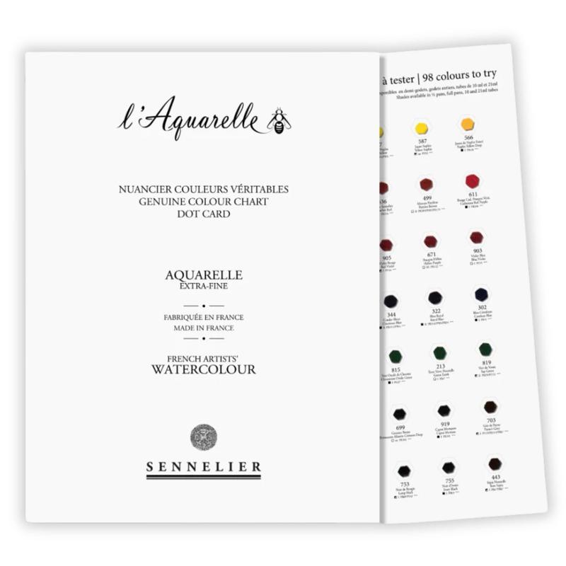 Sennelier Watercolour 98 Dot Card