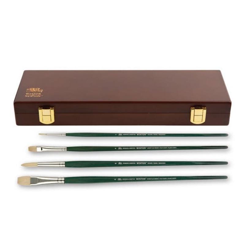 Winsor & Newton Heritage Wooden Brush Box Sets