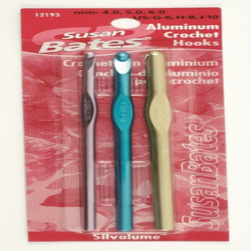 Bates Crochet Hook Aluminum Set G, H, J