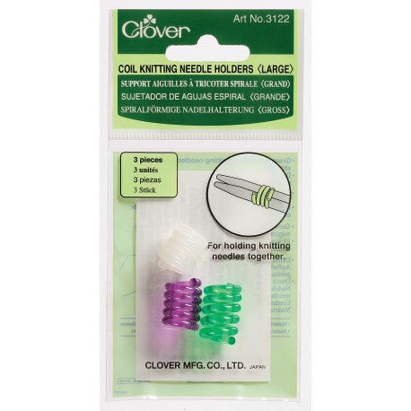 Clover 3122 Coil Knitting Needle Holder, Large
