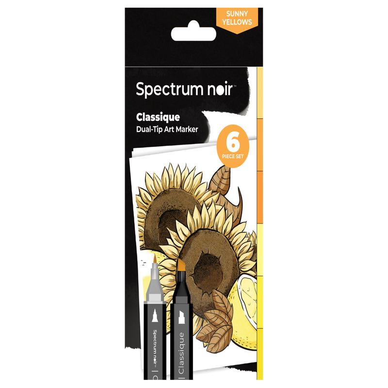 Spectrum Noir-Classique 6pc- Sunny Yellows