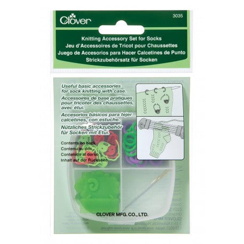 Clover 3035 Knitting Accessory Set for Socks