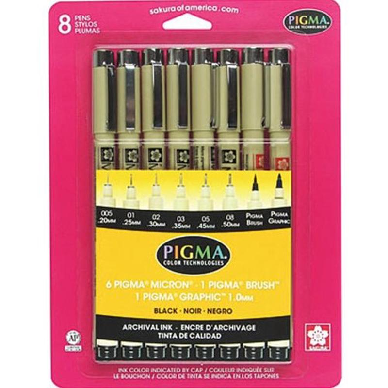 Pigma Micron Pen Sets