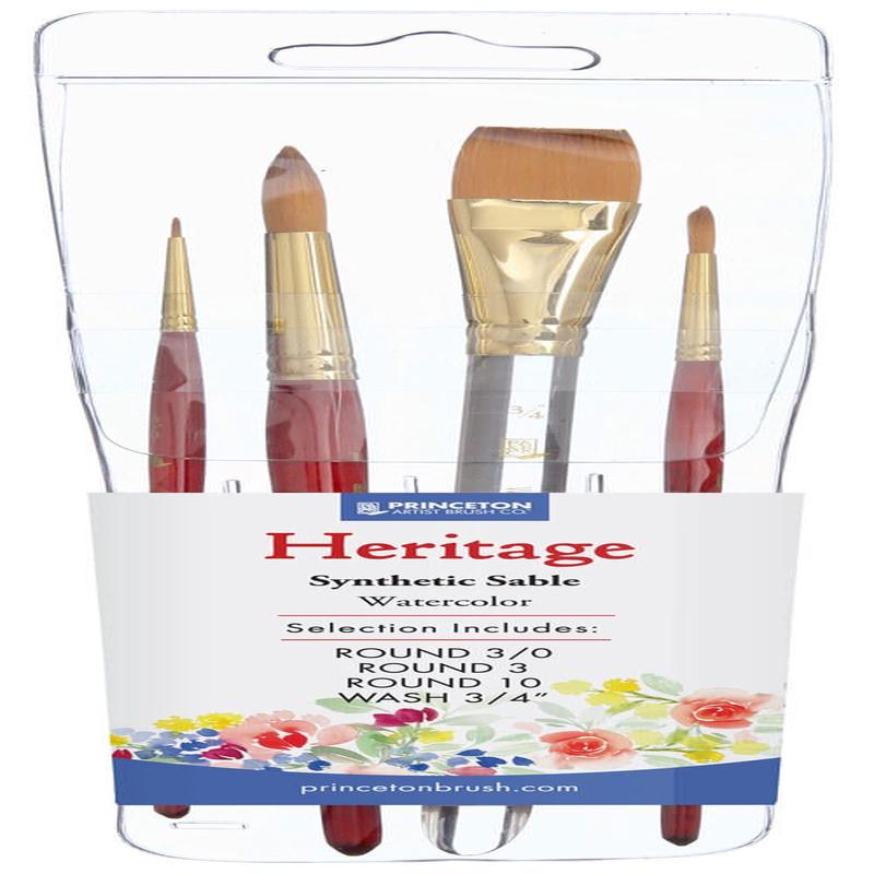 Princeton Professional Heritage Brush Set 4