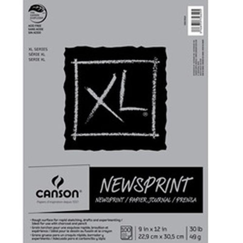 Canson XL Newsprint Paper Pads, 9
