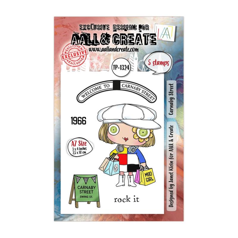 Aall & Create A7 Stamp Set #1324 - Carnaby Street