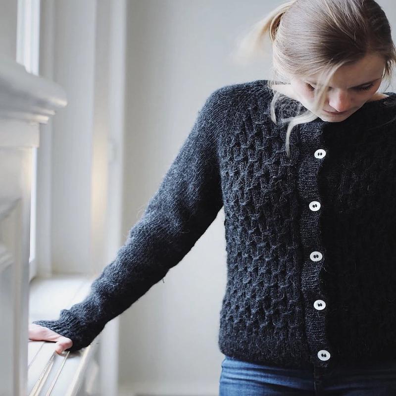 Classic Smocking Cardigan T0061