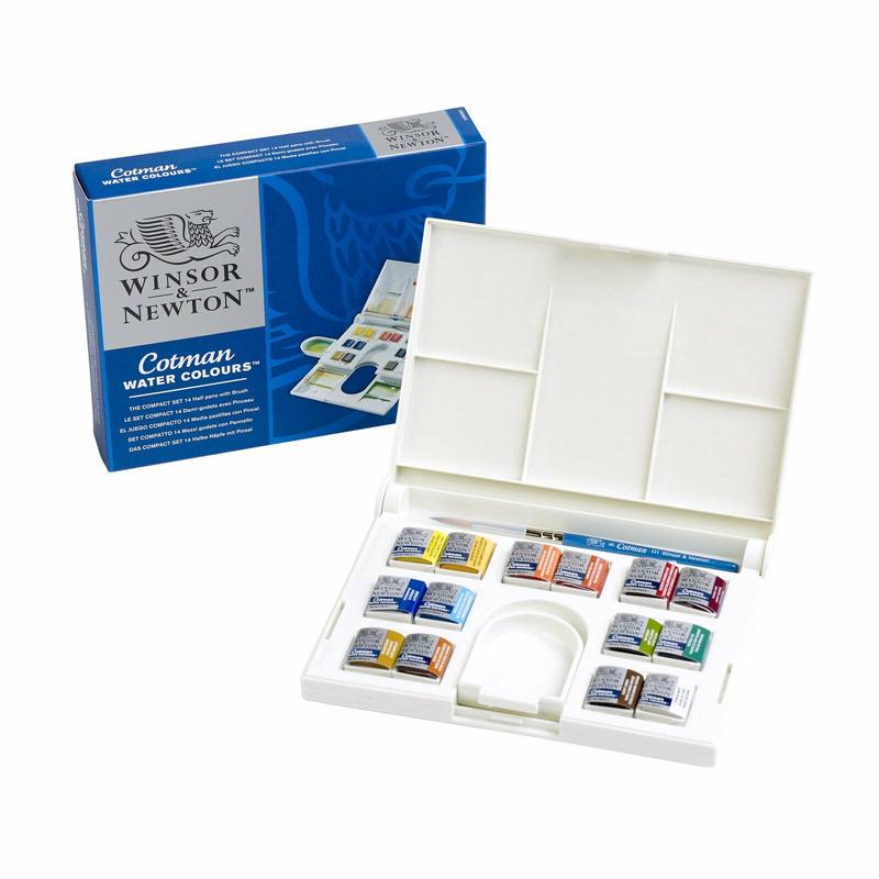 Winsor & Newton Cotman Watercolours Compact Set 14