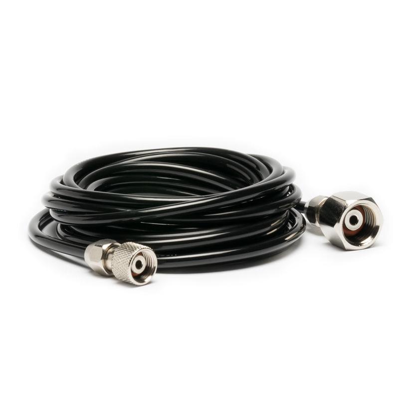 10' Straight Shot Airbrush Hose with Iwata Airbrush Fitting and 1/4