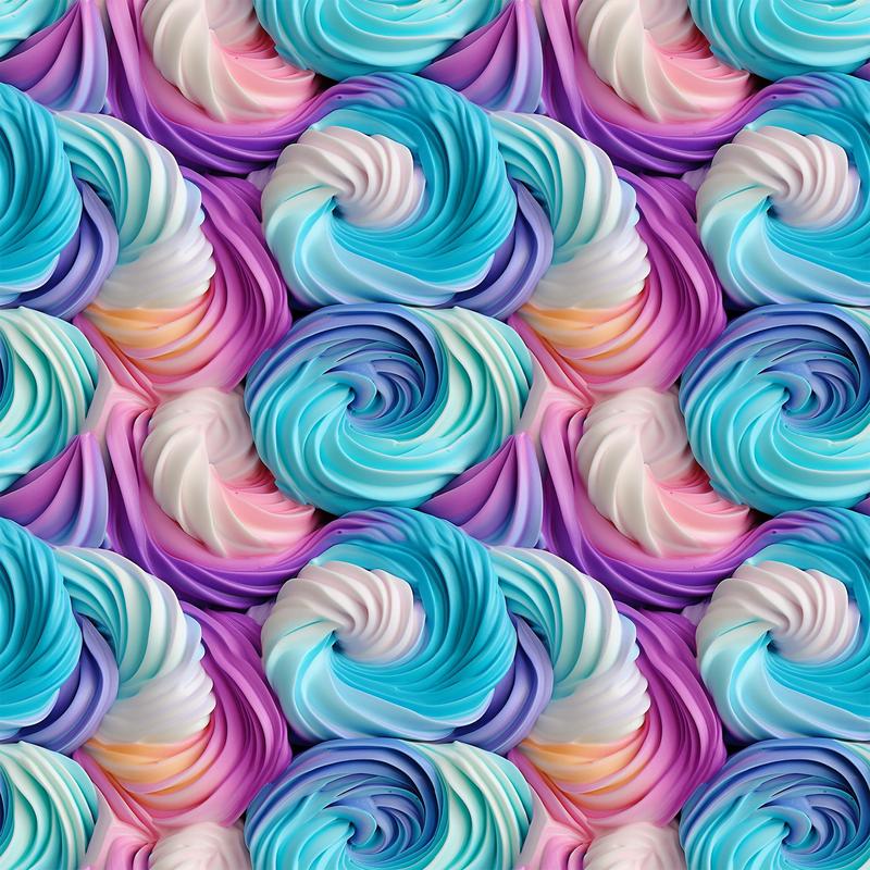 Yummy Frosting Pattern 3 Quilting Cotton Fabric