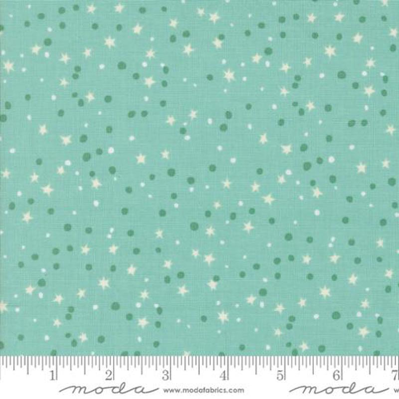 321 Blast Off Stars Cotton Fabric - Blue Nebula 20955 17