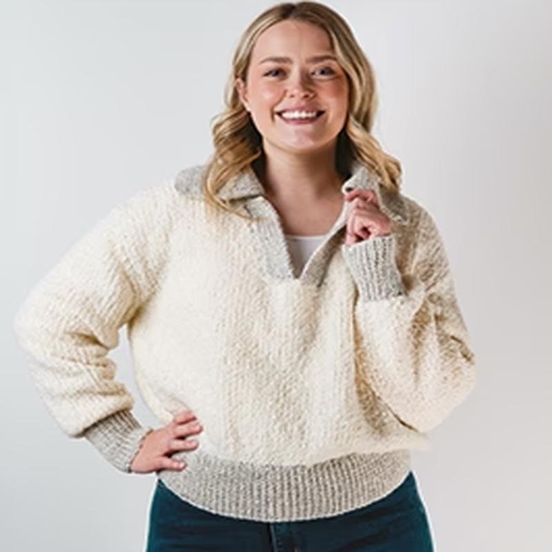 Cloud Collar Sweater Pattern 2508