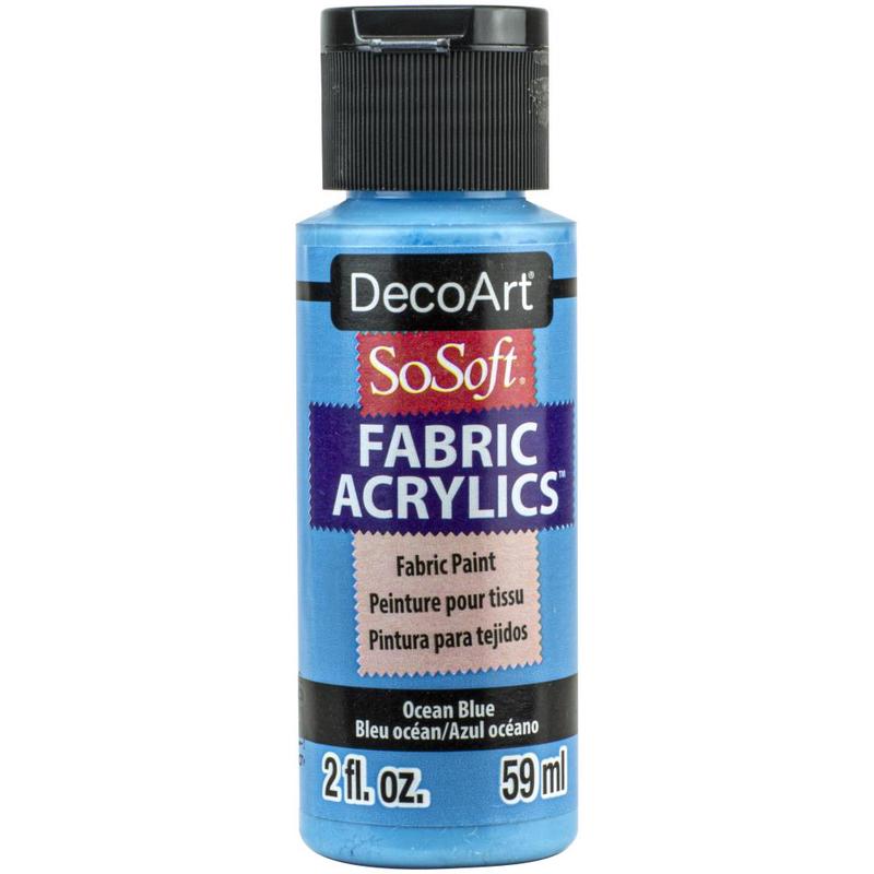 DECO ART SOSOFT FABRIC ACRYLIC PAINT OCEAN BLUE - DSS860