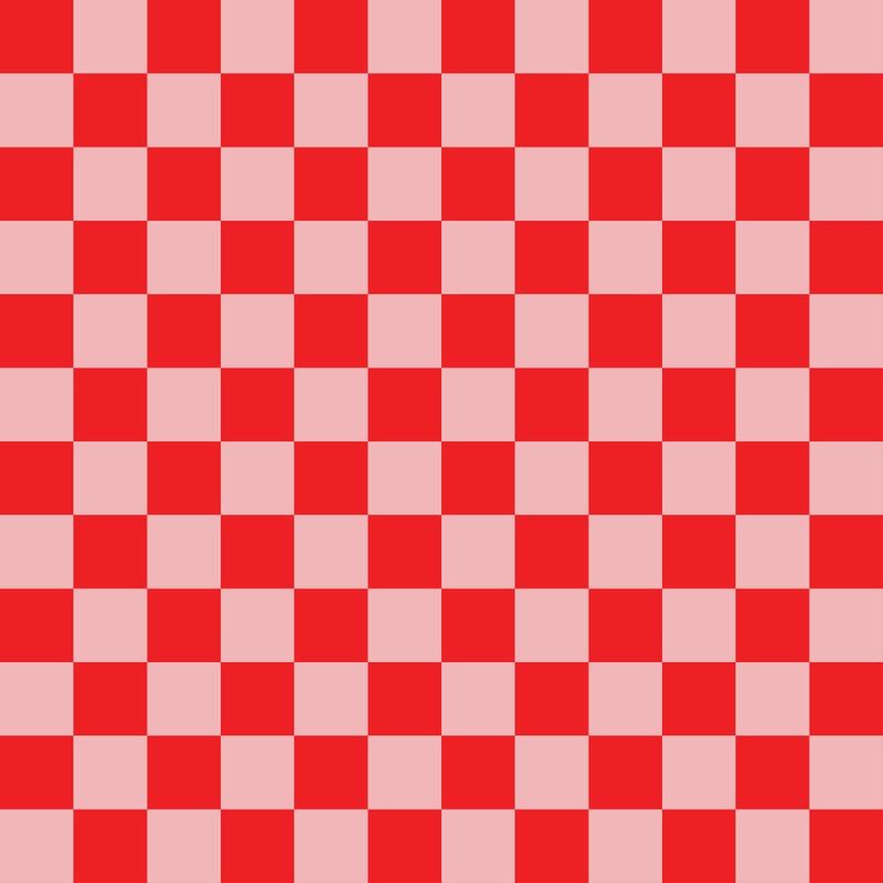 2 Color Checkered Pattern 2 Quilting Cotton Fabric