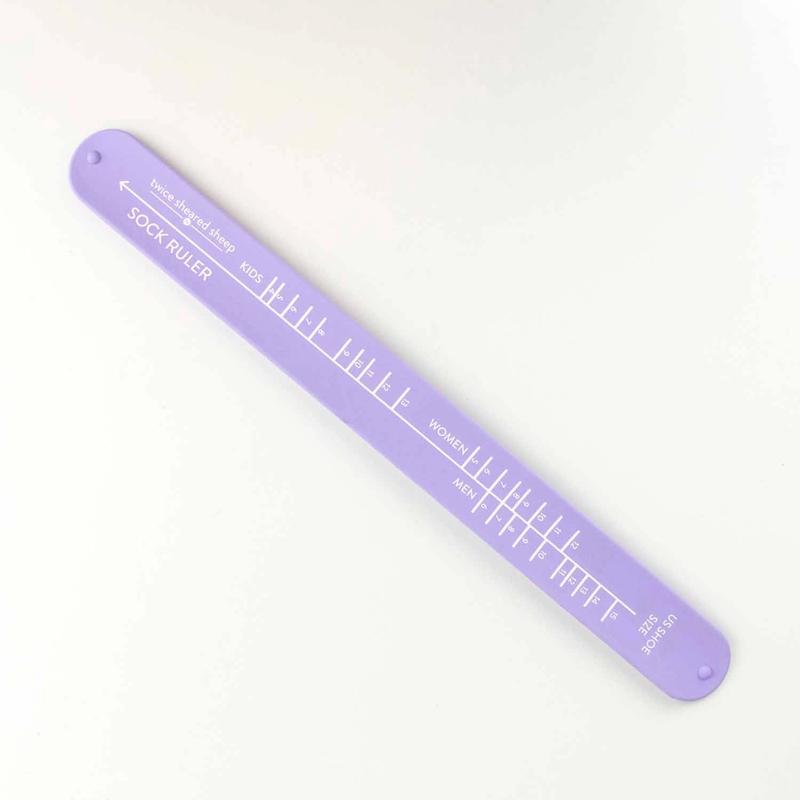 Sock Sizing Bracelet Ruler