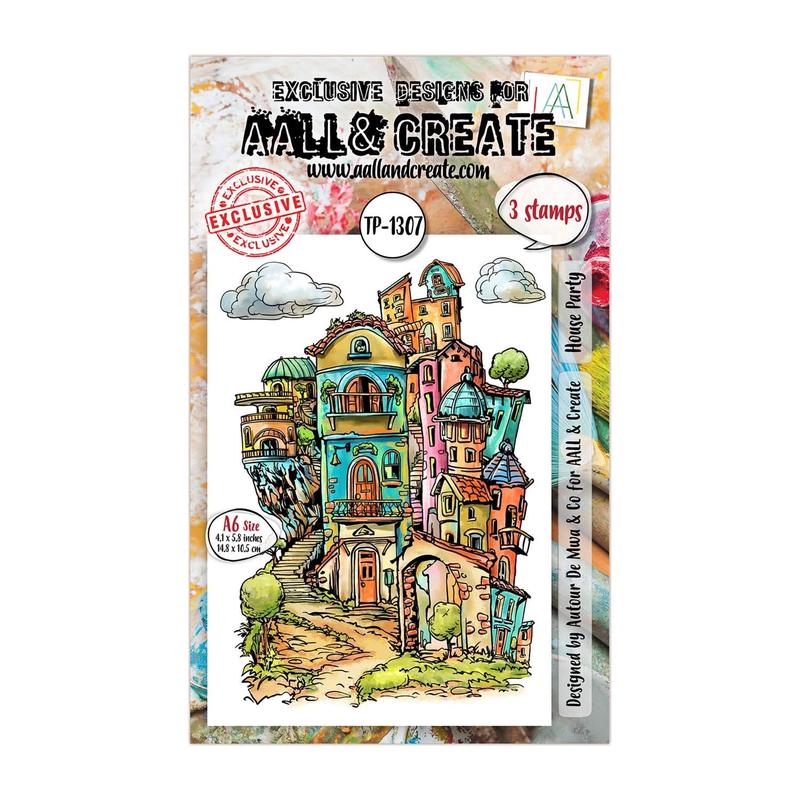 Aall & Create Clear Stamp Set #1307 - House Party