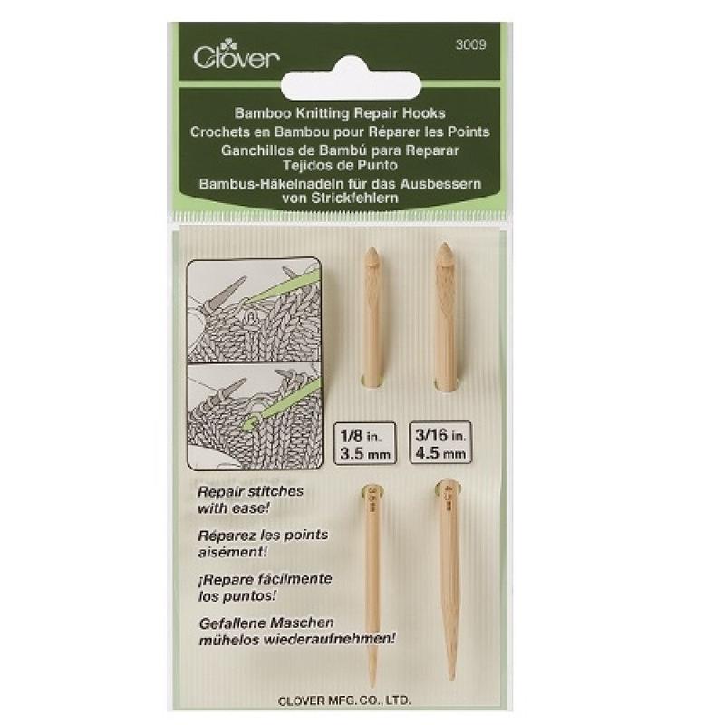 Bamboo Knitting Repair Hooks