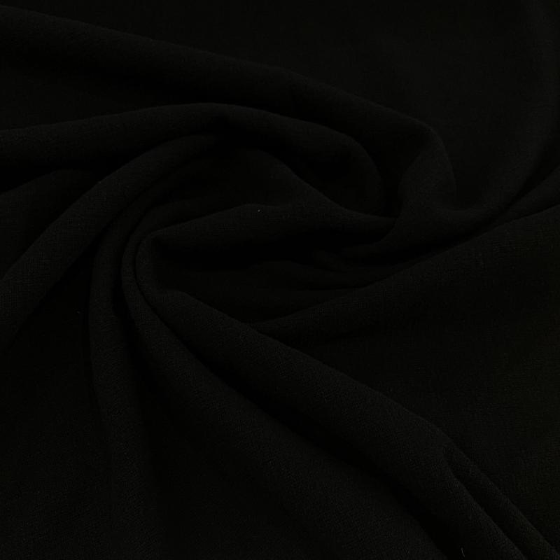 Woven Cotton Suiting Fabric - Black