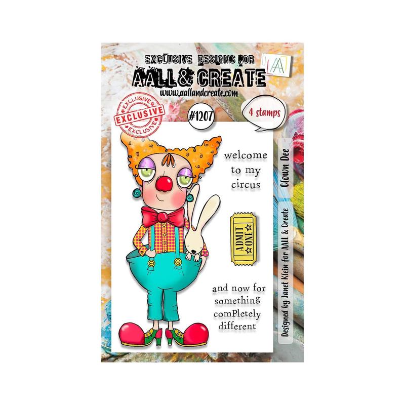 Aall & Create Clear Stamp Set #1207 - Clown Dee*