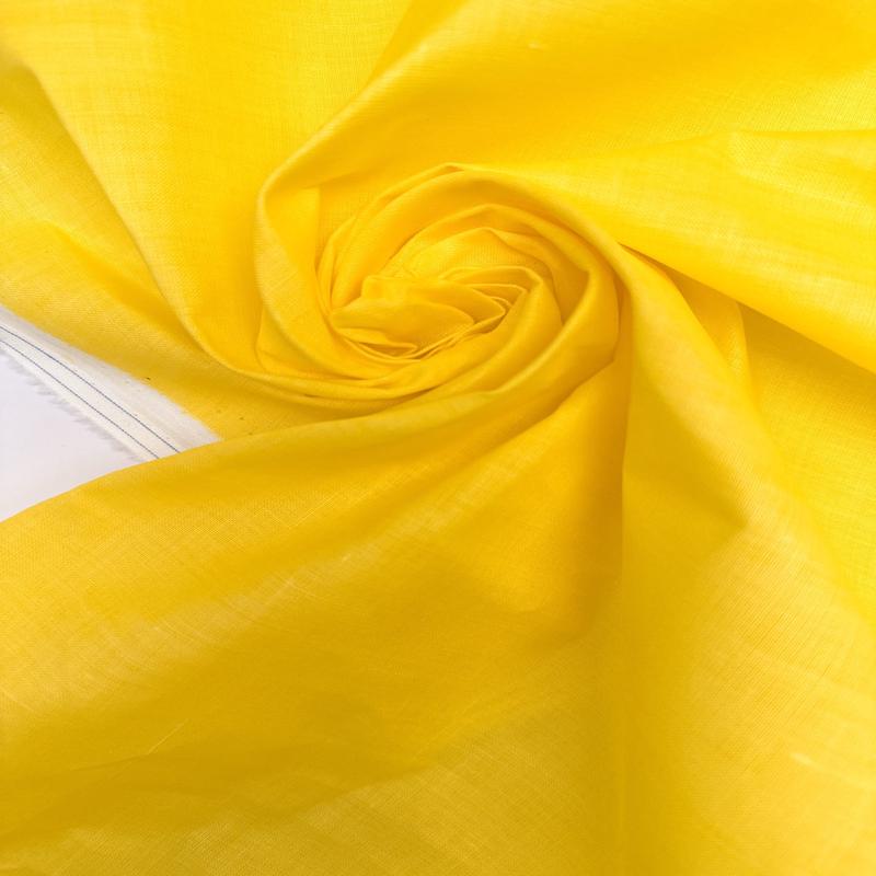 Yellow Linen Cotton Woven