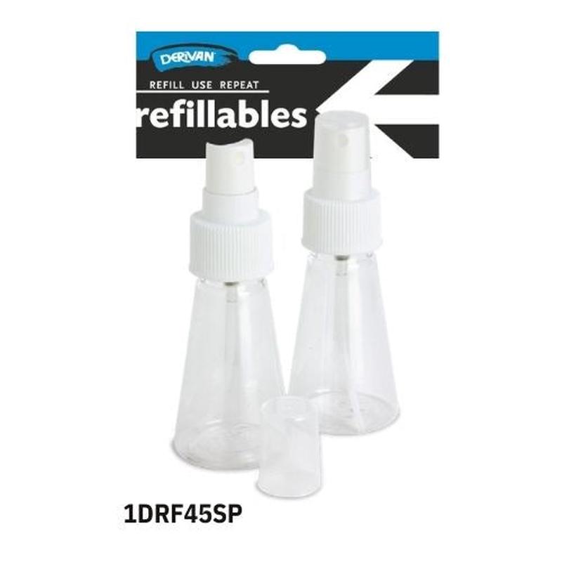 Refillable Spray Bottle Pack 2 x 45ml