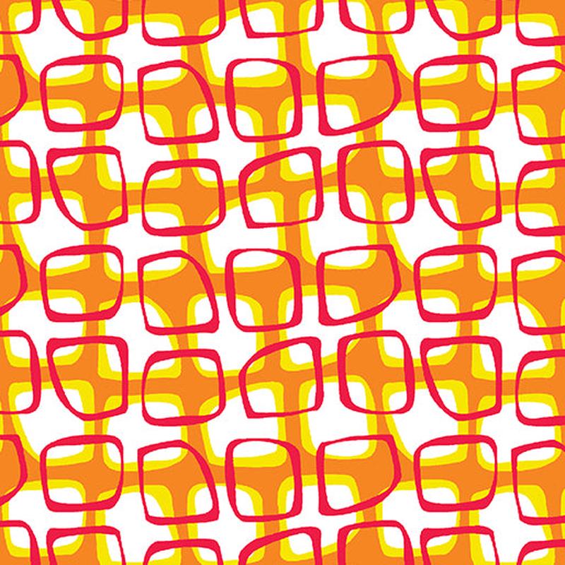 Abstract Garden Orange