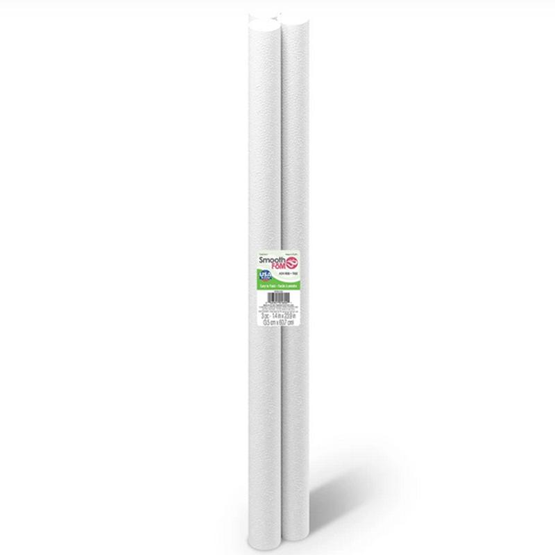 White Bead EPS Foam Rods 1.5'' x 24