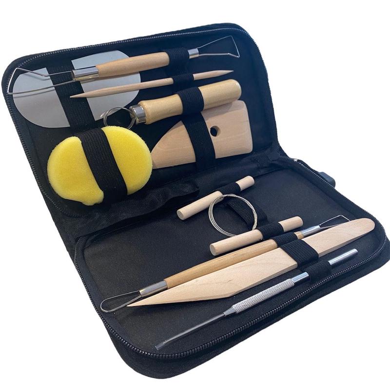 Pottery Tool set in case