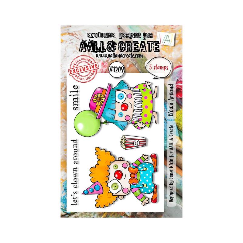 Aall & Create Clear Stamp Set #1209 - Clown Around*