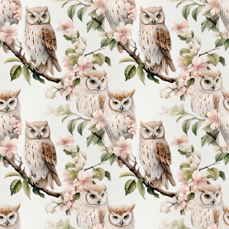 Woodland Animals Pattern 2 Quilting Cotton Fabric