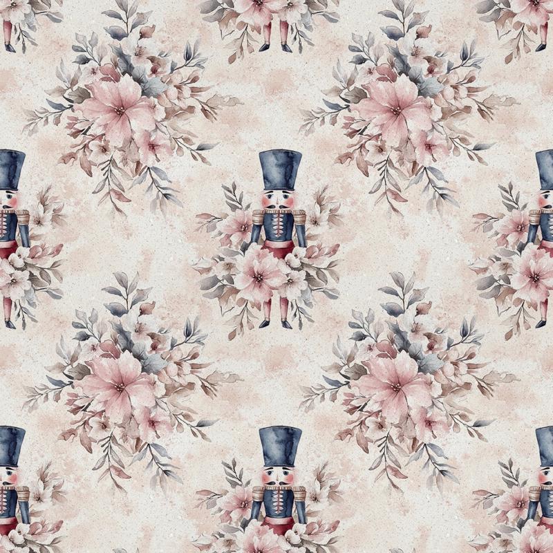 A Frosted Christmas Pattern 9 Quilting Cotton Fabric