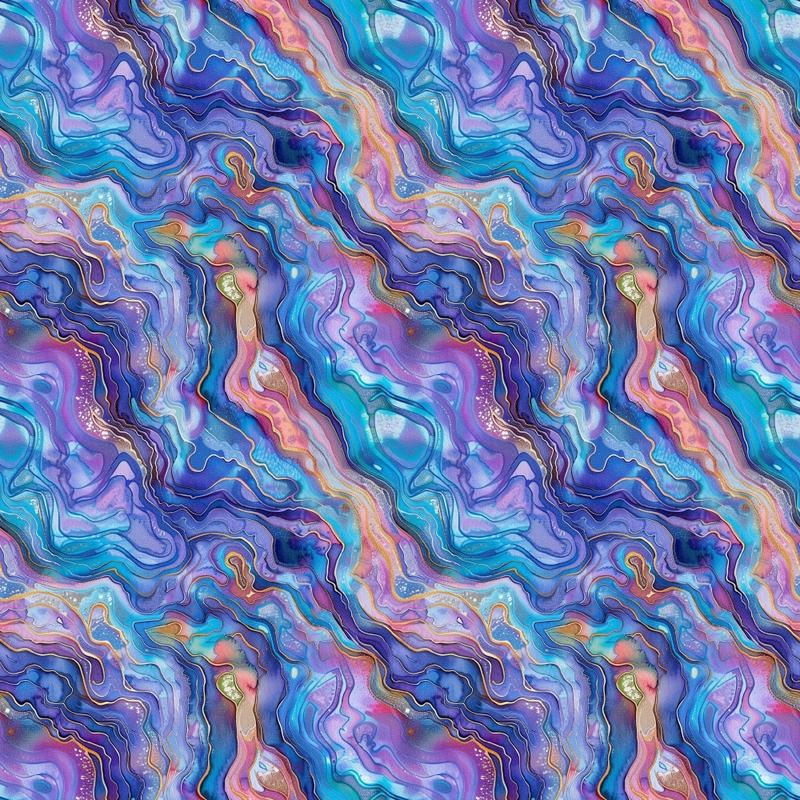 Abalones Pattern 9 Quilting Cotton Fabric