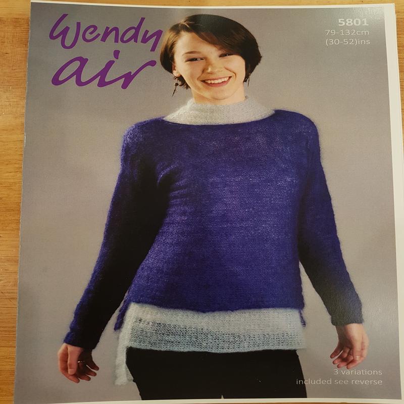Wendy Air Jumper Leaflet Pattern 5801