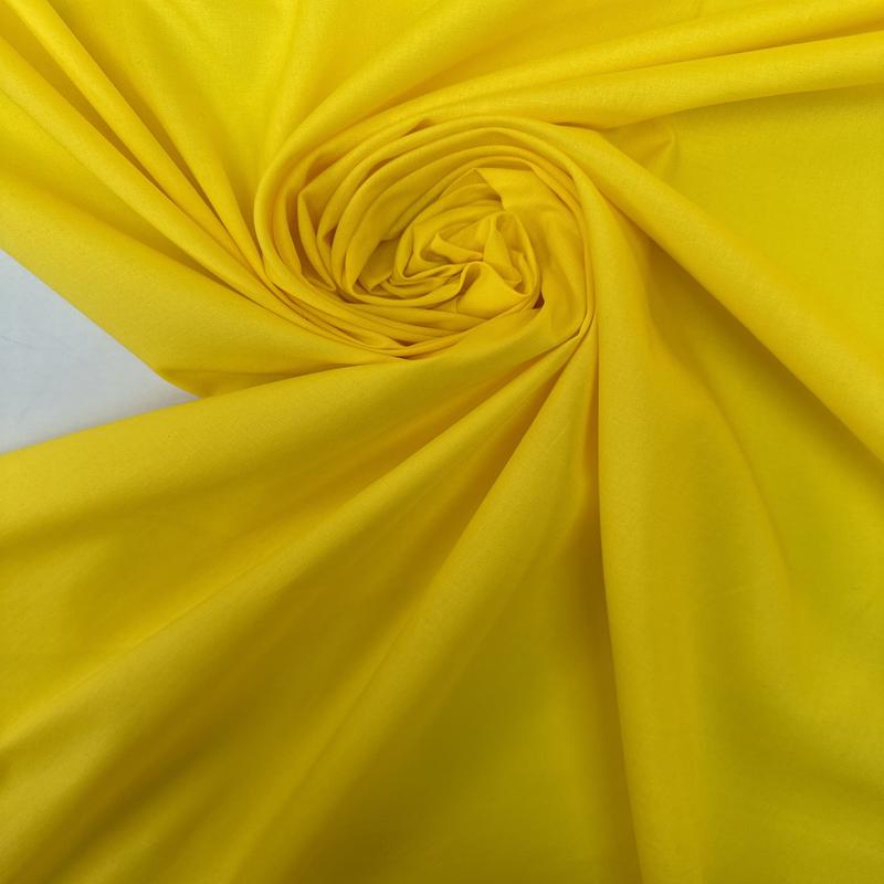Yellow Viscose Elastane Woven