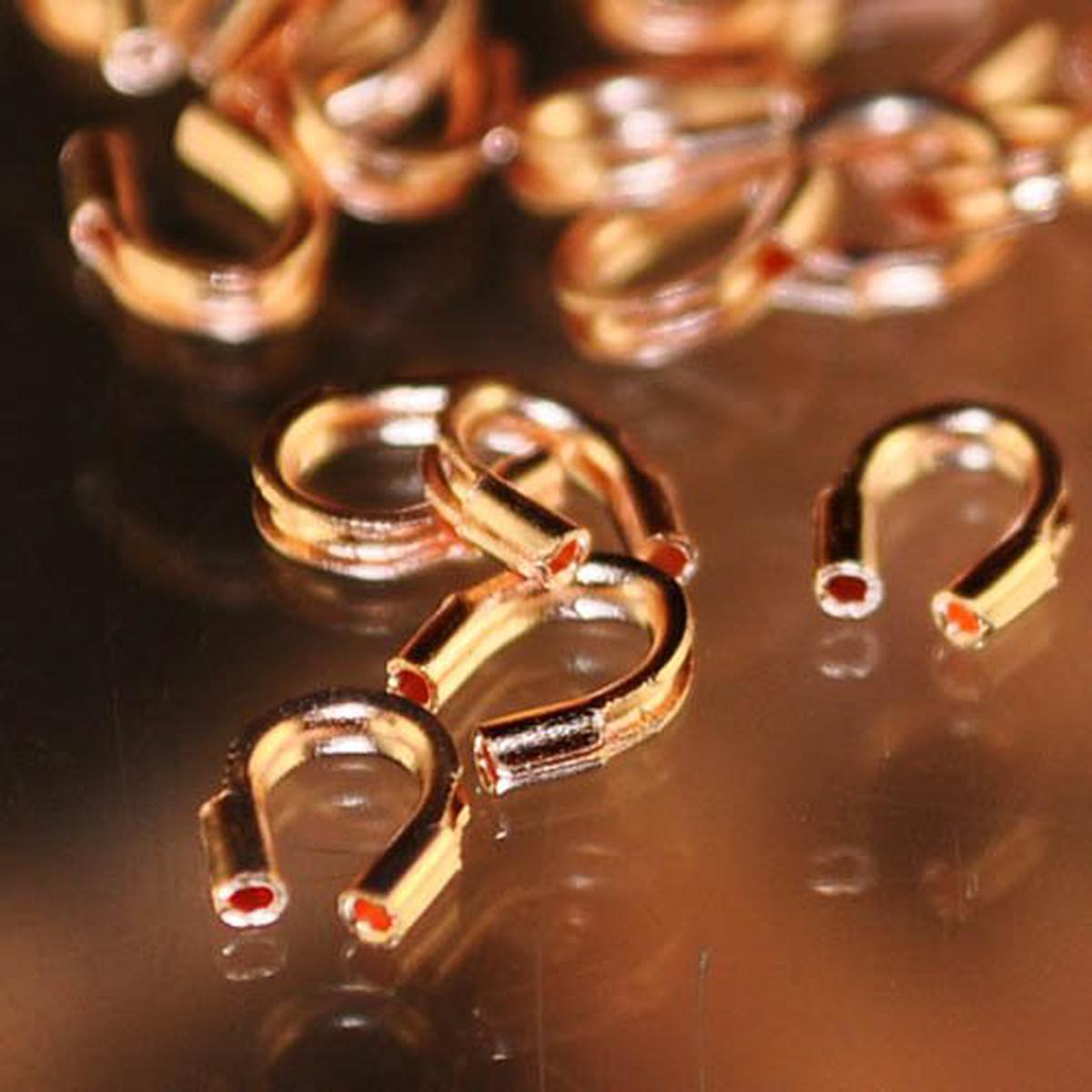 Wire Guardian -  for Beading Wire up to .019in - Bright Copper (100)