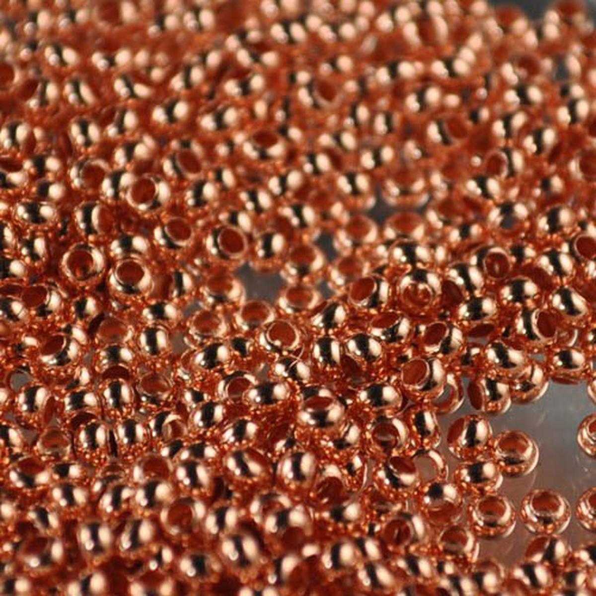 11/0 Seed Beads Metal - Bright Copper