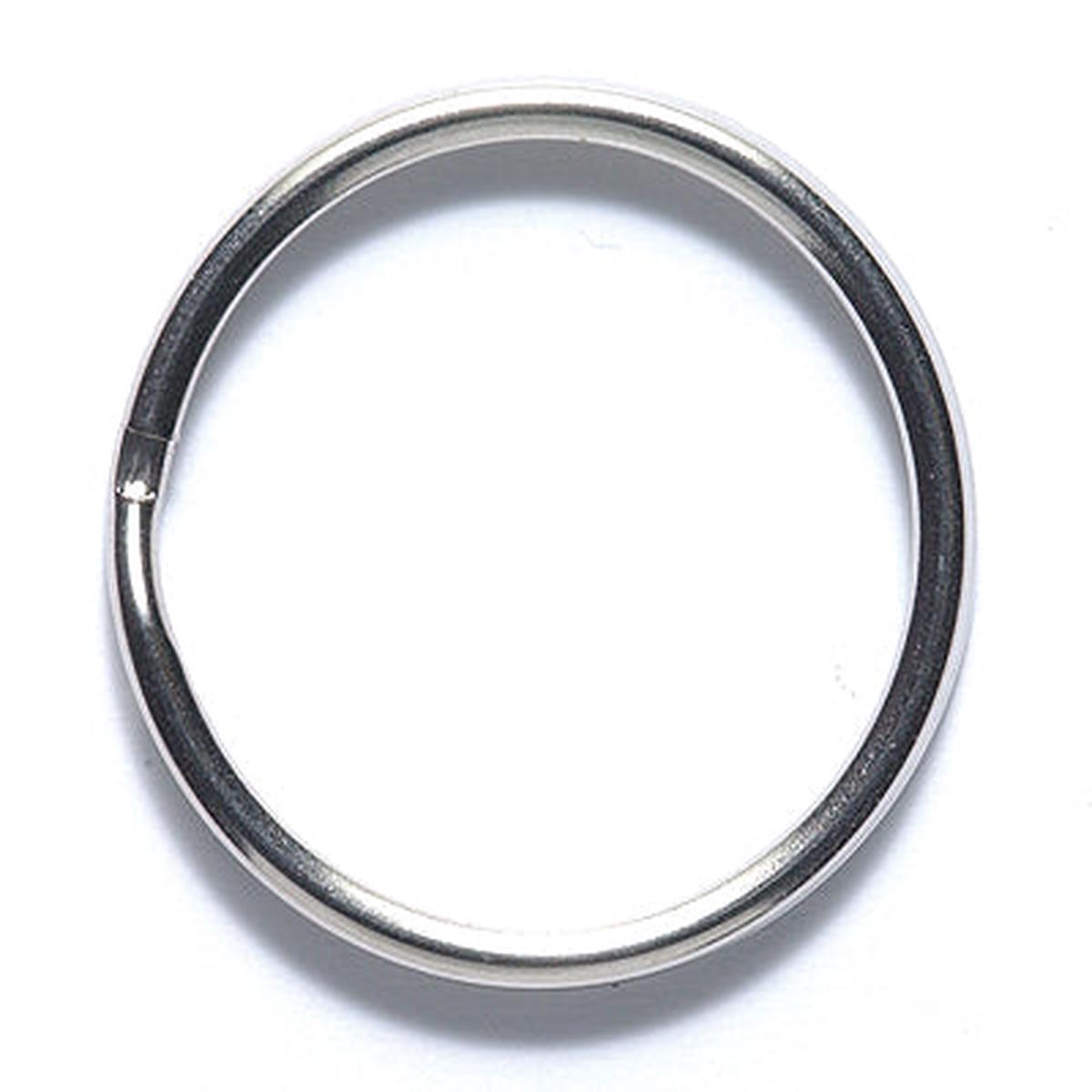 28FI219-S: Split Ring NCKL PLT 28mm - 250PC