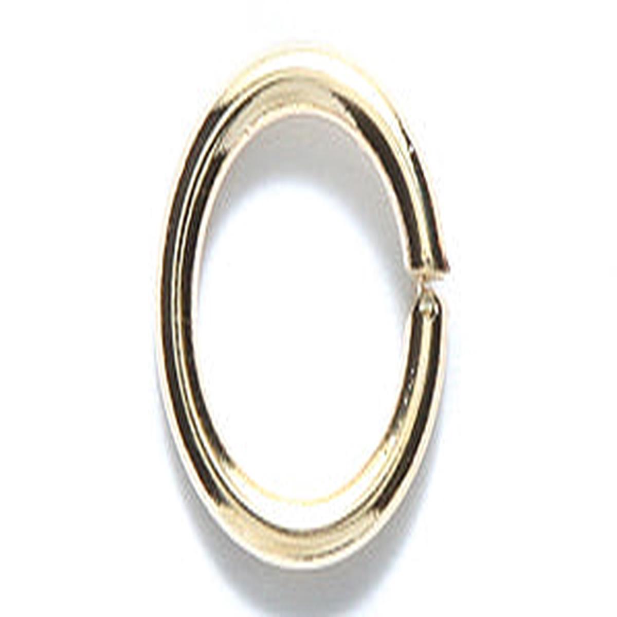 12FI208-G: Jump Ring Gold PLT 12mm 13GA 8-9PC/5GM