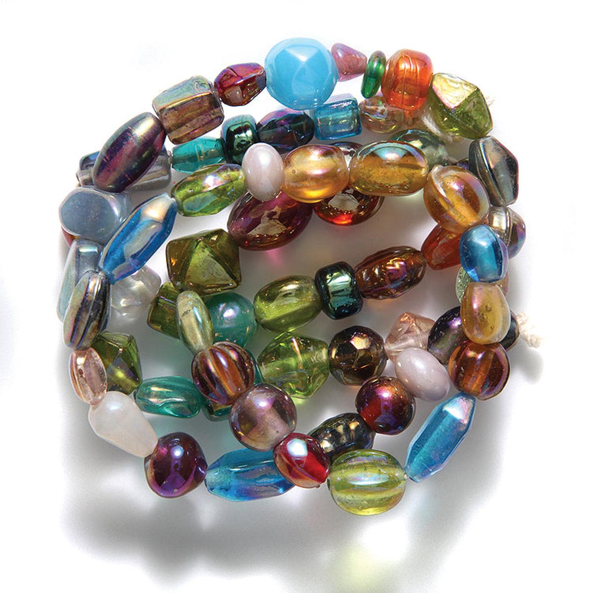 VE524-AB: Bead Mix AB 24Inch Strand 7-16mm-STR
