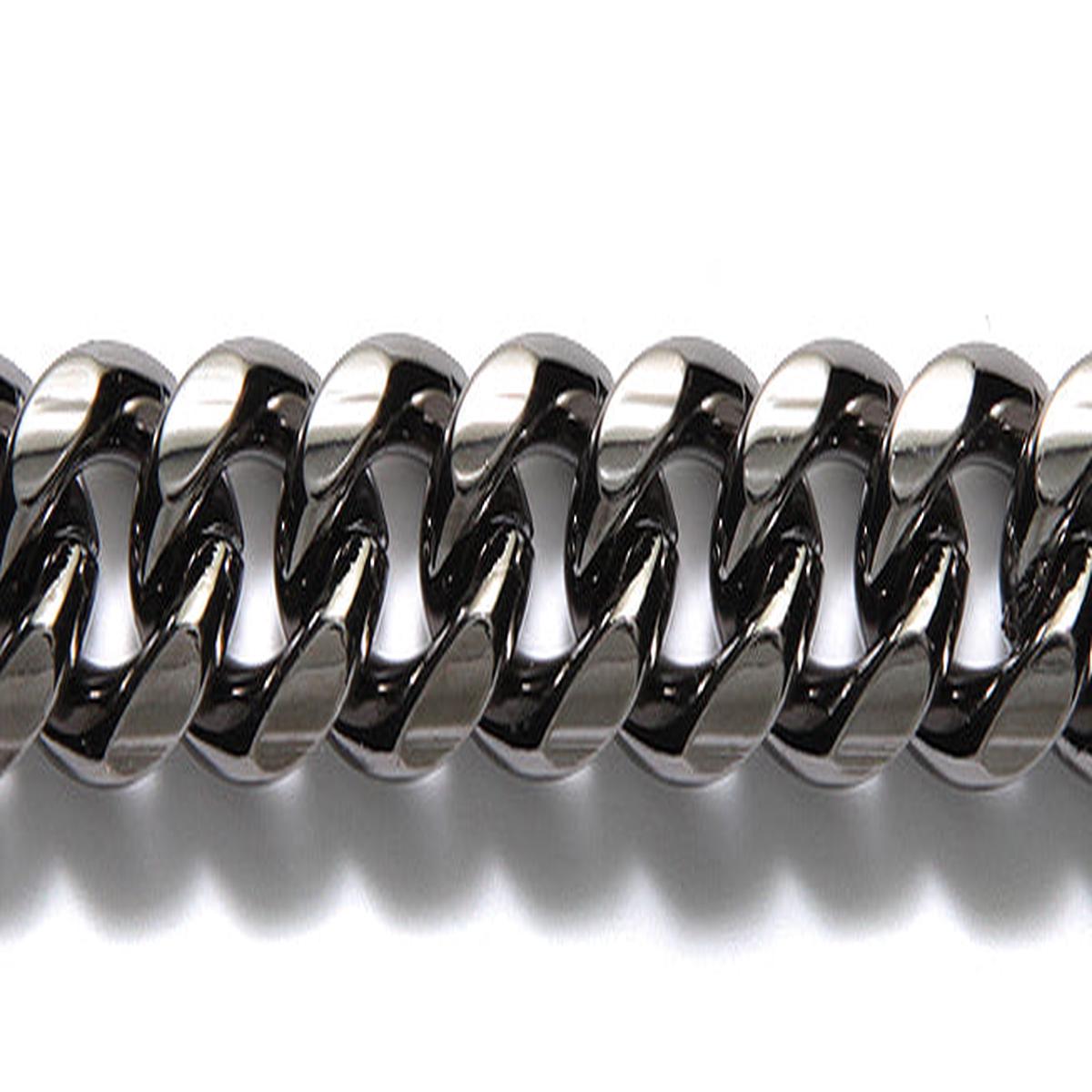 CX917-GM: Chain Steel 11x13.5mm Curb GNMTL 6