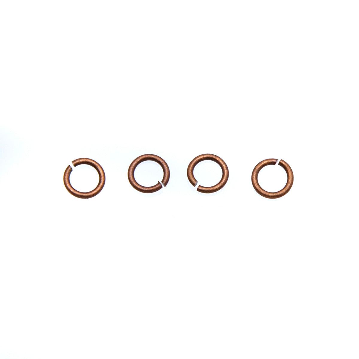 5FI222-AC: JumpRing Antique Copper 5mm 19GA 550PC/25GM