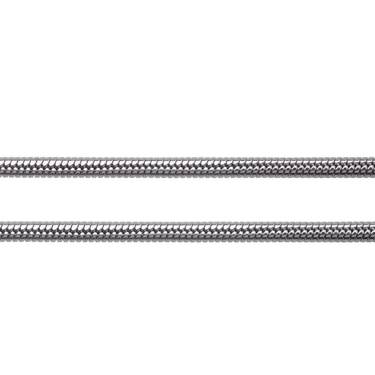 SX73: 1.25mm Snake Beading Chain Stainless Steel