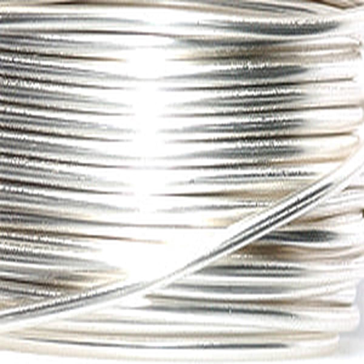 18CW812: Artistic Wire 18 Gauge Tarnish Resistant Silver Plated 20 ft
