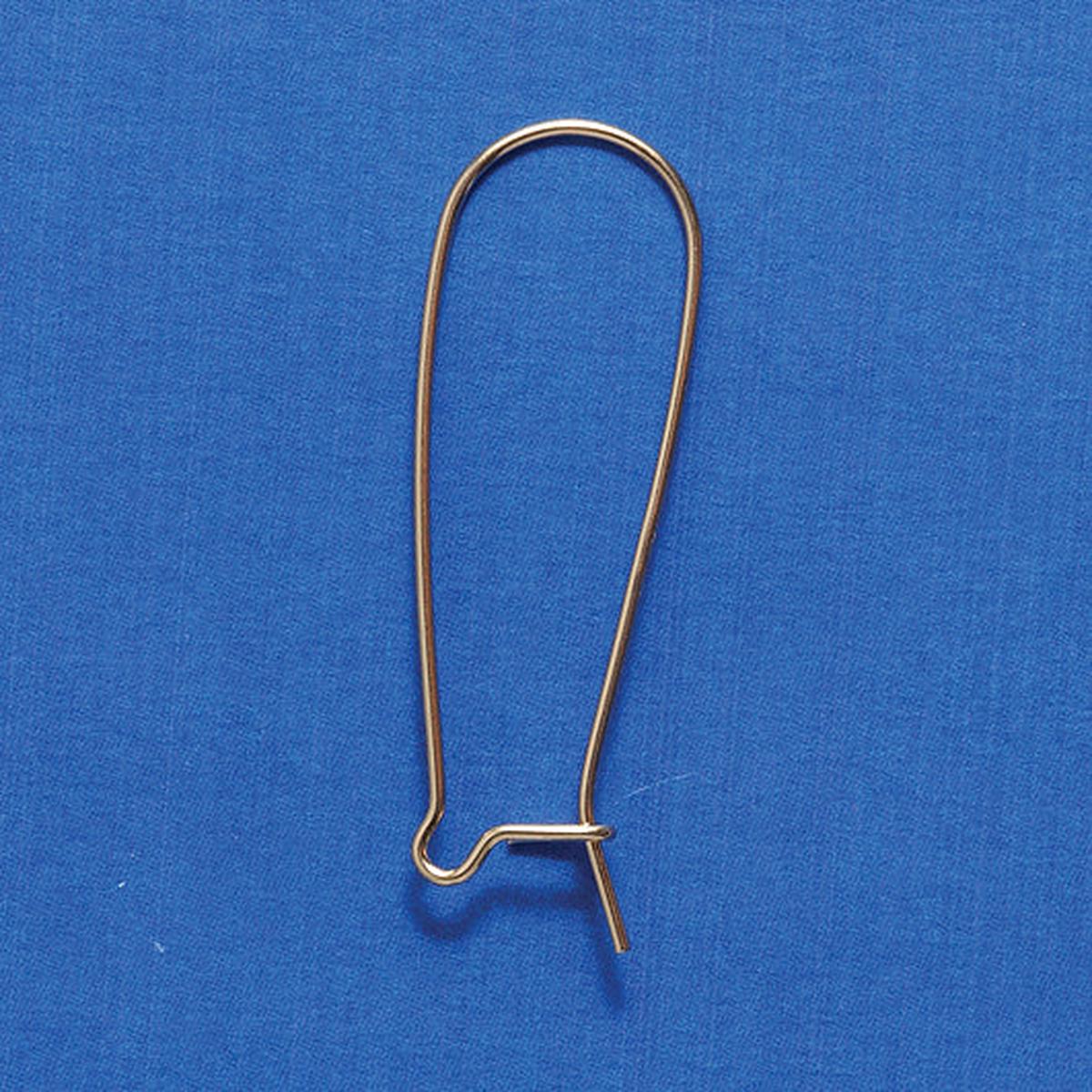 35FI50-GF: Earwire Kidney 14 KT GoldFill 35mm - 1PR