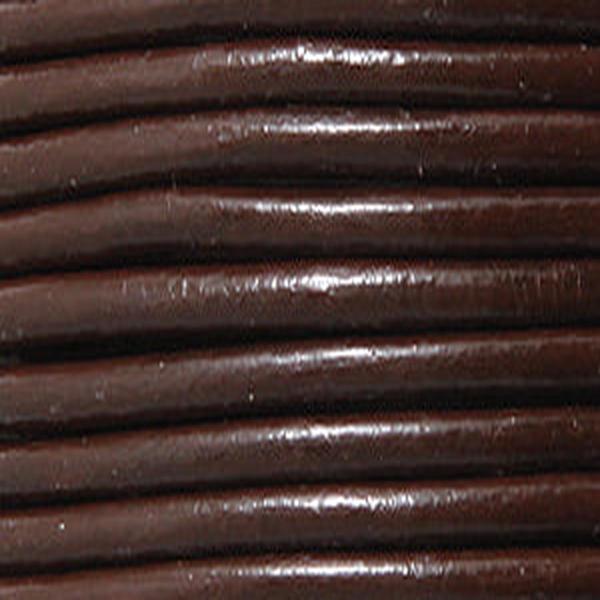 17LC158-5: Leather Cord DK Brown 1.5mm 5MTR