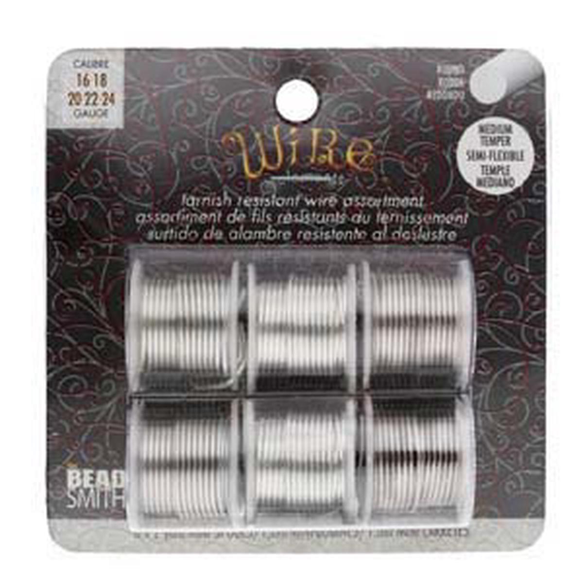 CW999-NTWS: WIRE ASST TARNISH RESIST SPL 16,18,20,24GA 6PK