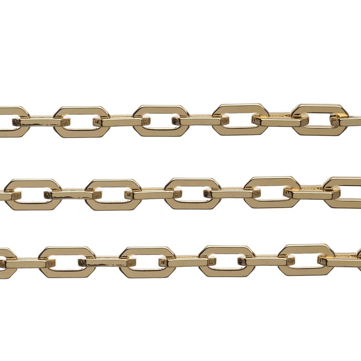 CX2614-G: 6x10 Angular Cable Chain GLD PLT 6